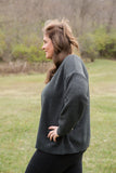 Long Weekend Sweater in Charcoal