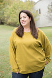 Make it Right Pullover in Olive Mustard