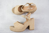 Cheers Raffia Sandals