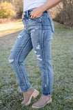 Rise to the Challenge Judy Blue Boyfriend Jeans