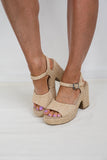 Cheers Raffia Sandals