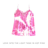 Love Into The Light Tank in Hot Pink