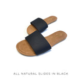 All Natural Slides in Black
