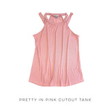 Pretty In Pink Cutout Tank