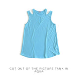 Cut Out of the Picture Tank in Aqua