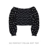 So Perfect Polka Dot Top
