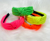 Neon Knotted Headbands