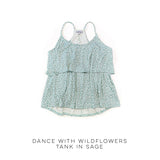 Dance With Wildflowers Tank in Sage