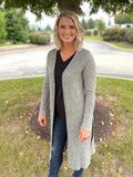 Sway with Me Gray Cardigan