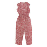Going Places Dotted Jumpsuit in Red