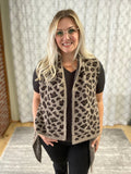 Crazy for Leopard Vest