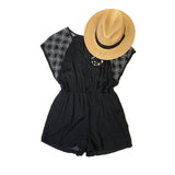 The Out and About Romper in Black