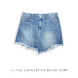 In the Summertime Denim Skirt