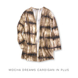 Mocha Dreams Cardigan in Plus