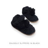 Snuggle Slippers in Black