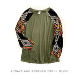 Always & Forever Top in Olive