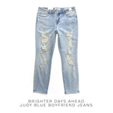 Brighter Days Ahead Judy Blue Boyfriend Jeans