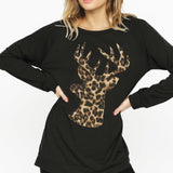 Leopard Rudolph Sweatshirt
