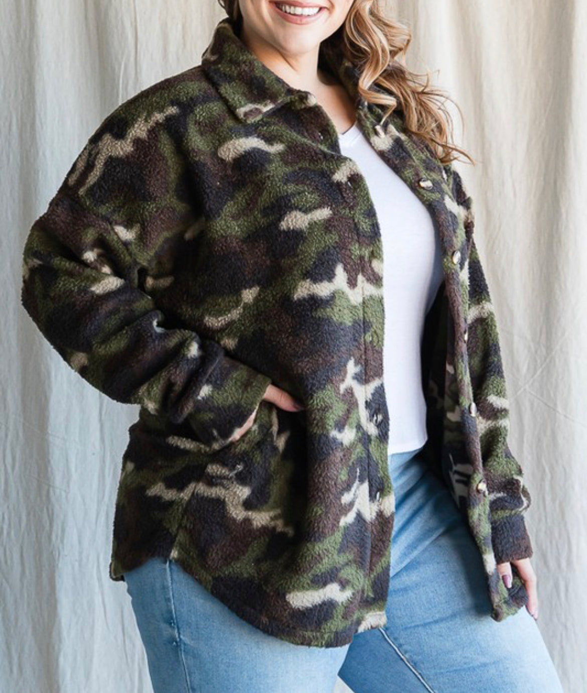 Plus size camo jacket on sale 4x