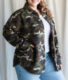 Camouflage Sherpa Jacket