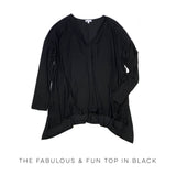 The Fabulous & Fun Top in Black