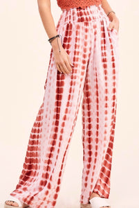 Tie Dye Wide Leg Pants