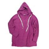 In The Know Hoodie in Magenta