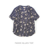 Faded Blues Top