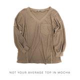 Not Your Average Top in Mocha