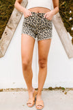 Summer Nights Leopard Print Shorts*